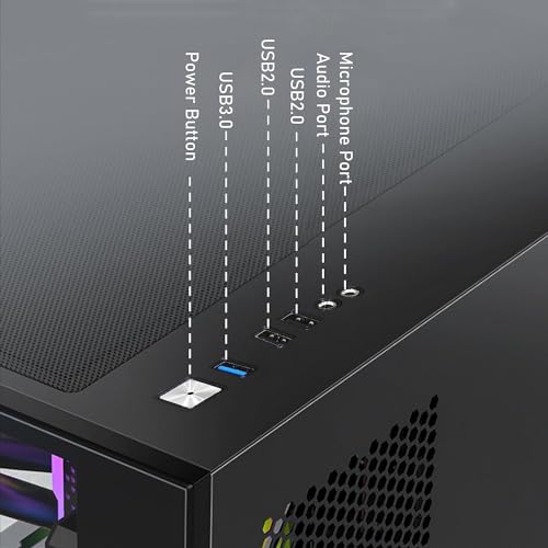 STGAubron Gaming PC Desktop Computer, Intel Core i7-11700KF up to 5.0GHz, GeForce RTX 3070 8G, 32GB DDR4, 2TB SSD, WiFi 6, BT 5.0, RGB Fan x4, Windows 11 Home - Image 6