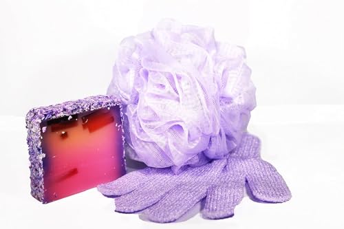 Exfoliating Bath Gloves, Pack of 4 - Image 6