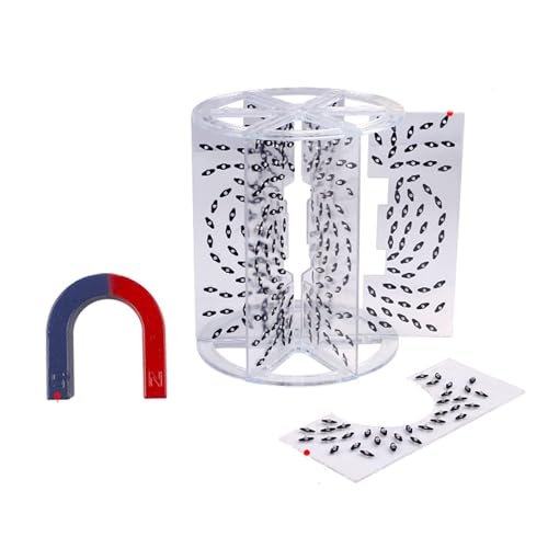 Lxwyq Three-Dimensional Magnetic Line Demonstrator, Electromagnetic Field Current Magnetic Field Demonstrator Used in Physics Experiment Equipment Teaching Instrument