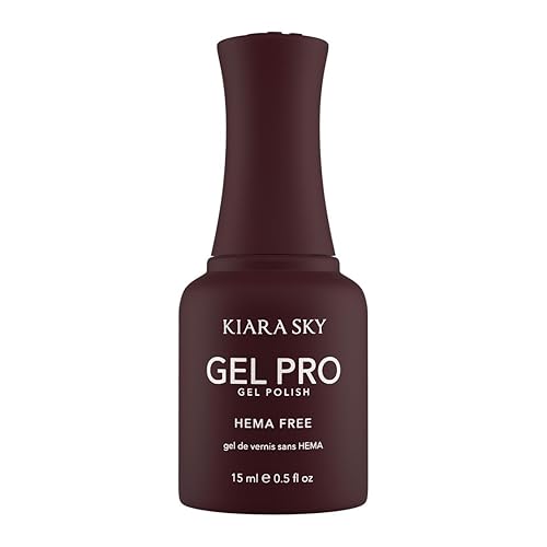 Miniatura 18 de KIARA SKY Pro - Esmalte de uñas de gel sin hema, Dirty Shirley, 0.5 onzas líquidas HFG139 Sucio Shirley