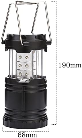 Portable LED Camping lamp with Foldable Hook, Battery Powered Waterproof Lamp,Camping Lantern for Home Garden shed Hiking Fishing Emergency, Hurricane Power Outages2pcs LED