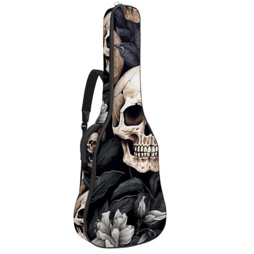 Sac de transport pour guitare basse 101,6 cm étui étanche crâne