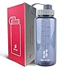 SHOKE-1-Liter-Water-Bottle-32oz-BPA-Free-Non-Toxic-Tritan-Wide-Mouth-Leakproof-Large-Sports-Water-Bottles-with-Handle-Gym-Space-Cup-For-Fitness-Yoga-Workouts-Hiking SHOKE 1 Liter Water Bottle, 32oz BPA Free Non-Toxic Tritan Wide Mouth Leakproof Large Sports Water Bottles with Handle, Gym Space Cup For Fitness Yoga Workouts Hiking with Sponge Bottle Brush
