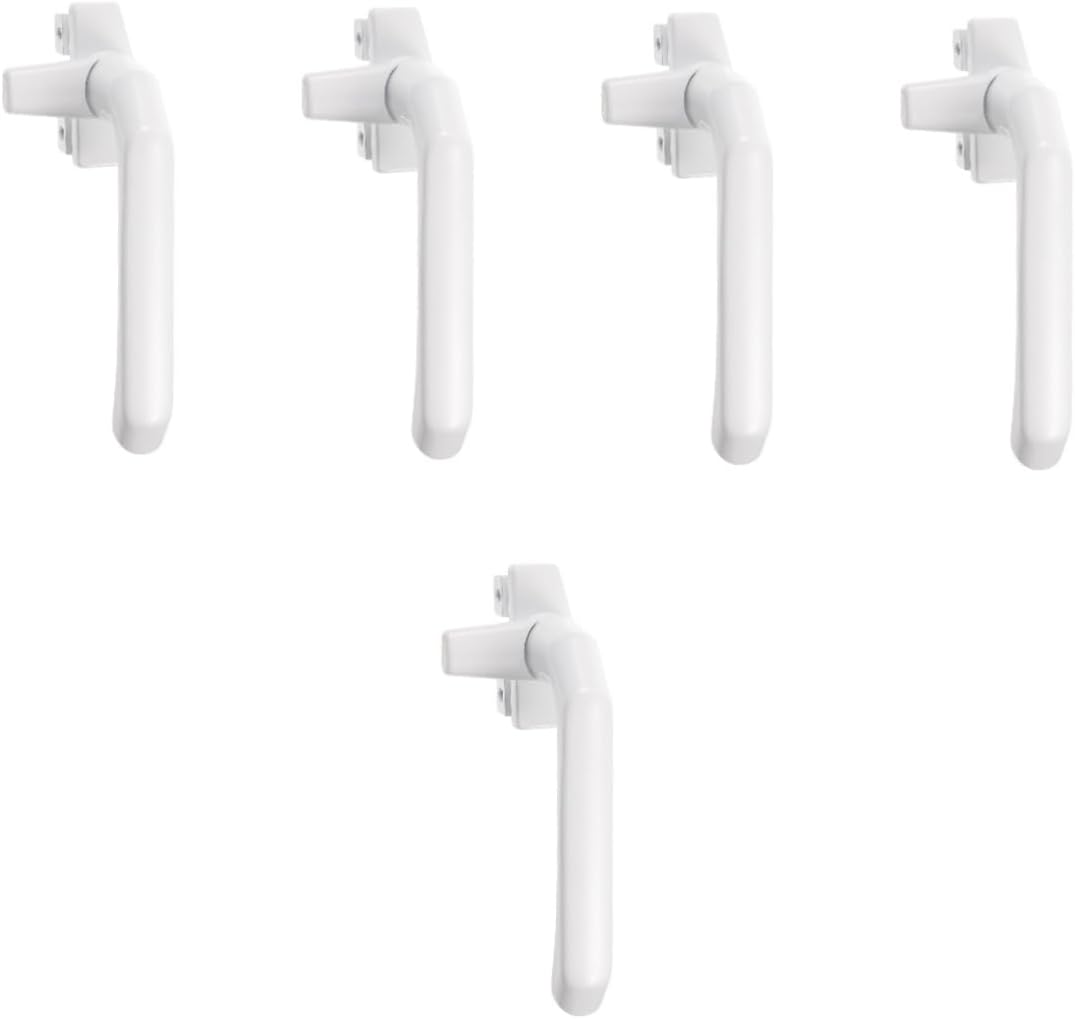 POPETPOP 5pcs Casement Window Crank Right Hand for Opening Sturdy Construction Ergonomic Design Finish