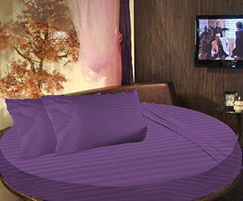 Parure de lit en coton égyptien violet pour des nuits de douceur
