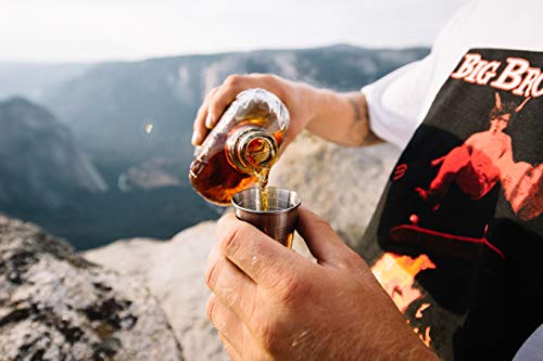 Mizu - Copo de shot dobrável | Aço inoxidável de 60 ml | Livre de BPA (W02AMZASGNS)