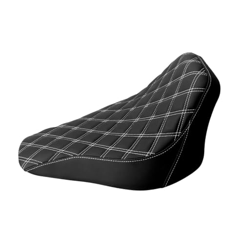 Coussin avant à profil bas moto Rocker FXCW, selle conducteur solo cuir 2008-17
