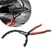 Unlorspy Adjustable Locking Jaw Oil Filter Pliers,Multifunction Oil Filter Wrench Oil Filter Removal Tool for Most Cars,Trucks,Engine Filters(350mm/13.78 inch,5-Position Adjustable)