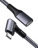 alargador usb 3.0 carrefour 【Carga rápida de hasta 100W PD】 Stouchi cable de extensión USB tipo C macho a hembra cuenta con chip de marca E para realizar la carga a toda velocidad a la mayoría de laptops/tabletas/teléfonos. Para obtener una carga rápida para 20 V/5 A, 20 V/3 A, 15 V/3 A, 12 V/3 A, 9 V/2 A, necesitas emparejar con cargador PD de 96W/90W/87W/65W/45W/18W y un cable de carga USB C original.