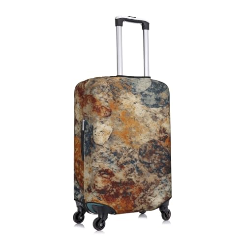 Travel Luggage Cover Anti-Scratch Suitcase Cover Protector Elastic Thicken Luggage Protector Washable Baggage Covers Abstract Granite Suitcase Sleeve Fit 18-32 Inch Luggage X-Large3