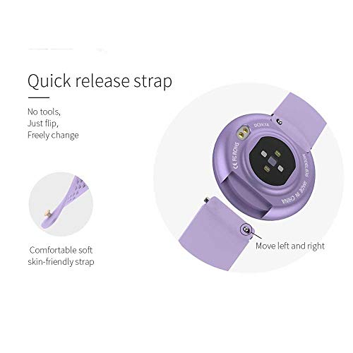 Multifuncional Reloj Redondo Inteligente,Pulsera de Fitness ...