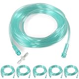 5 pcs, Each Length 16.4 ft Oxygen Tubing, Kink Resistance, Each Individually Packed