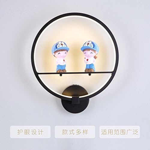DLpf Modern Wall Lamp Simple Bedroom Book Room Children Room Personality Creative Lighting,Warm Light,Hats Lovers [Energy Class A++]