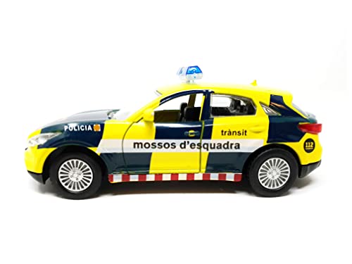 PLAYJOCS GT-2619 Vehículo Tránsit Mossos d ´Esquadra. Vehículo metálico, Juguete para niños y coleccionistas.