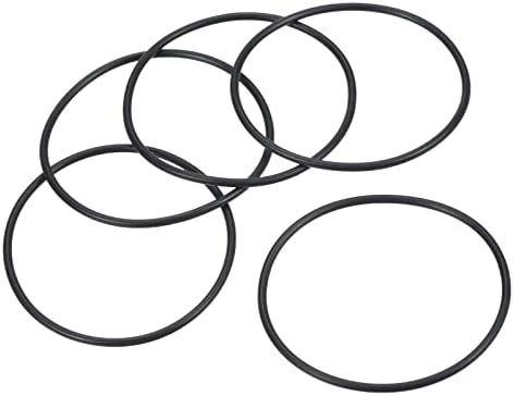 PATIKIL Nitrile Rubber O-Rings 58mm OD 54mm ID 2mm Width, 20 Pcs Metric Sealing Gasket for Faucet Plumbing Automotive Repair, Black