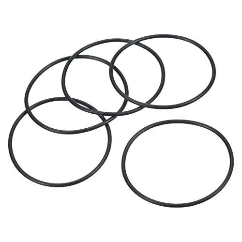 PATIKIL Nitrile Rubber O-Rings 52mm OD 48mm ID 2mm Width, 20 Pcs Metric Sealing Gasket for Faucet Plumbing Automotive Repair, Black