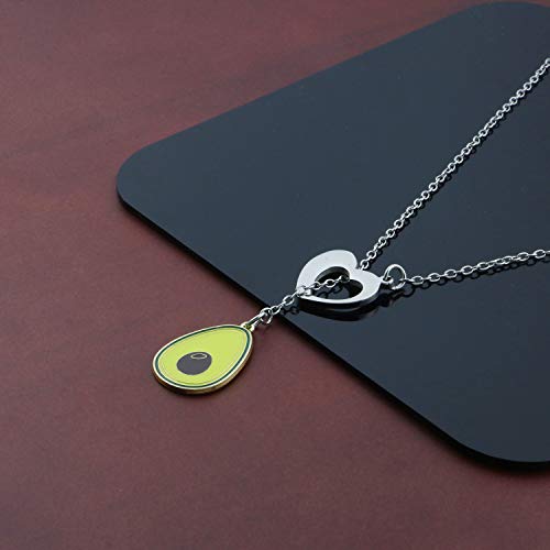 BOSATE Pulseira de abacate divertida para presente de abacate Just A Girl Who Loves Abacate Lover Gi