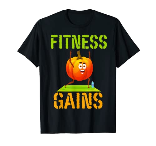Halloween Fitness gewinnt Trainieren oder Behandeln Pump Starker T-Shirt