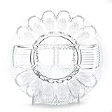 Deviled Egg Plate by Smith Glass Co, Glass, Relish