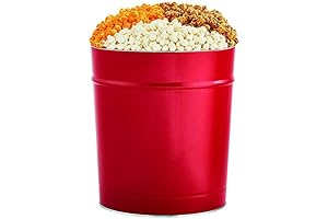 The Popcorn Factory Simply Red Valentine's Day Popcorn Tin