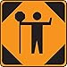 Accuform FLAGGER AHEAD SIGN (FRC206RA)