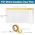 Augblinds Window Insulation Kit, Plastic Window Covering 62 Inch Wide × 393 Inch Length with Double-Sided Tape, Insulator Seal Kit for 10 - 3'x5' Windows Winterizing for Winter, 1 Roll Clear