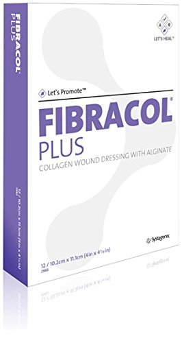 2983 Acelity FIBRACOL Plus Dressing, 4" Width, 8" Length (Pack of 36)