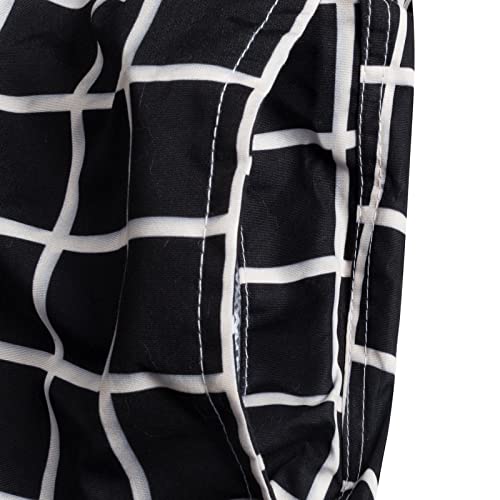 Men's Flat Front Shorts Mens Casual Fashion Pant Short Lace Up Seaside Printed Holiday Beach Pant Swimming Shorts Black #TOP4