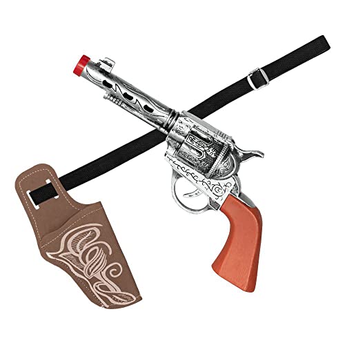 Boland 54383 Kit de Cowboy (Pistolet et Ceinture avec Licol) Multicolore 23/100 cm
