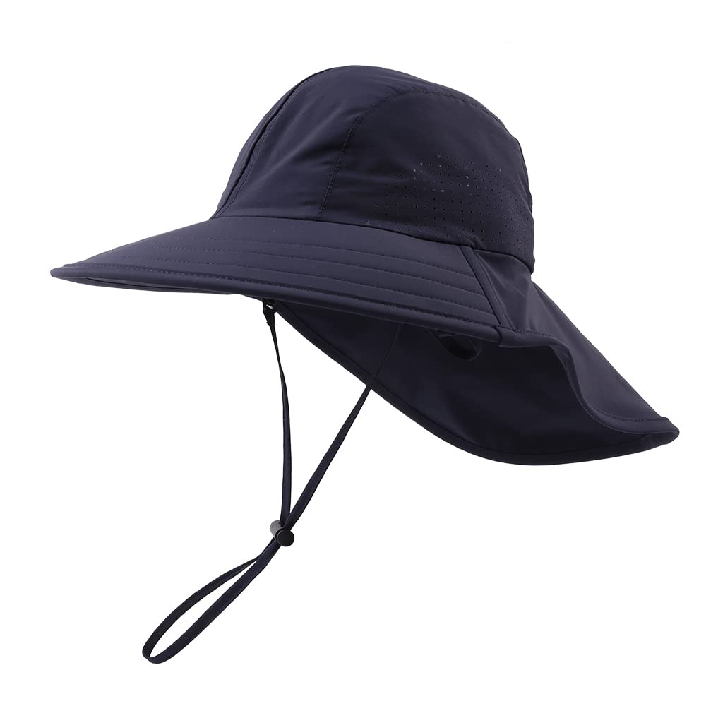 XIAOHAWANG Bebé Sombrero del Sol Gorra de Protección del Cuello del Niño Niña Niños Verano UV Gorra de Protección del Sombrero de Playa