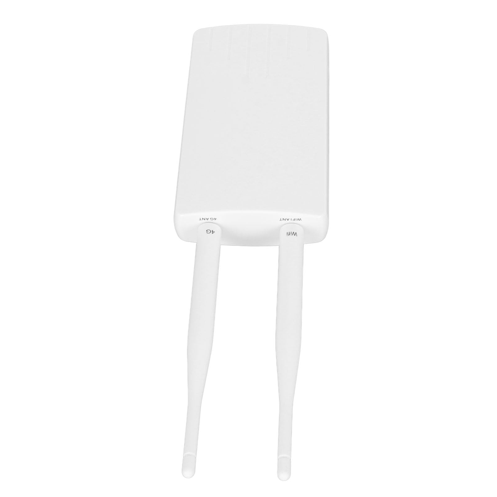 Zewnętrzny Router WiFi 4G CPE, Router 4G LTE 150 Mb/S Wodoodporna Profesjonalna Karta Wtykowa o Wysokiej Czułości z 2 Odłączanymi Antenami do Domu na Zewnątrz (Wtyczka UE)