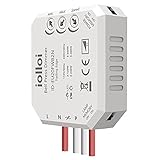 【Dimmer-Lichtschalter】 Regler speziell für dimmbare LED-Lampen entwickelt. Aufgrund seiner geringen Größe und Dicke (13 mm) kann es in Mechanismusboxen (hinter dem Druckknopf) oder in Registerboxen installiert werden.