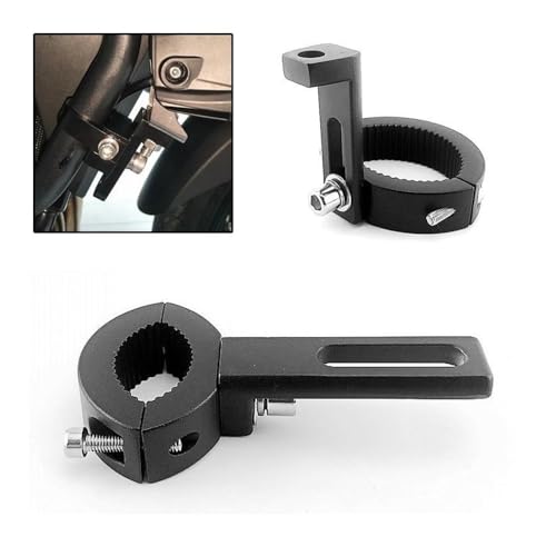 Fixation phare avec pince réglable robuste pour fourche moto - 4