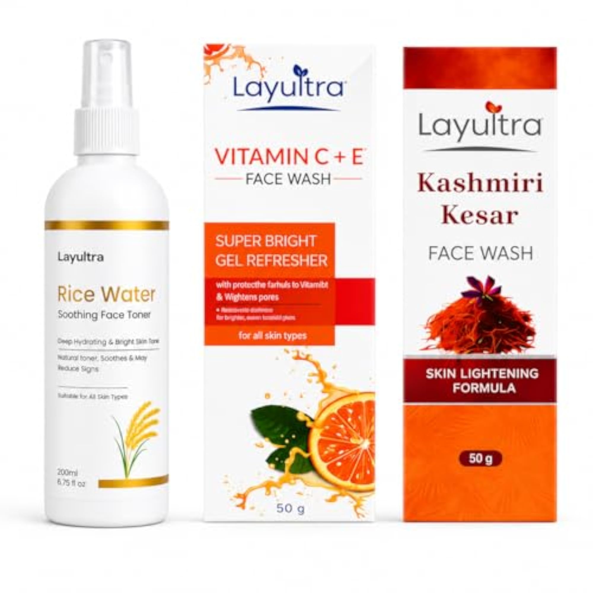 Skincare Combo Pack, Hydrating & Brightening Gift Set