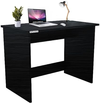 NE Furniture Computer Desk Home/Office Desk 29.52 Inch Height Writing Modern Simple Study Desk |Sturdy Small Desks for Small Spaces | Engineered Wood (Black Wenge) DIY(Do-It-Yourself)