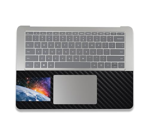 Image of MightySkins Carbon Fiber Skin Compatible with Microsoft Surface Laptop Studio 2 (2023) Full Wrap Kit - Global Sunrise | Protective Durable Textured Carbon Fiber Finish | Made in The USA