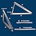 CMYYANGLIN 45in Adjustable Solar Panel Tilt Mount Brackets Kit Folding Tilt Legs for RV, Roof, Boat, Any Off-Grid Systems