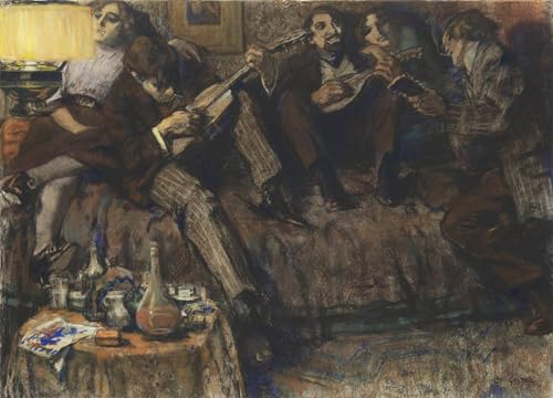Affiche de arts bohème toile paysage Leo Gestel 60x90cm salon