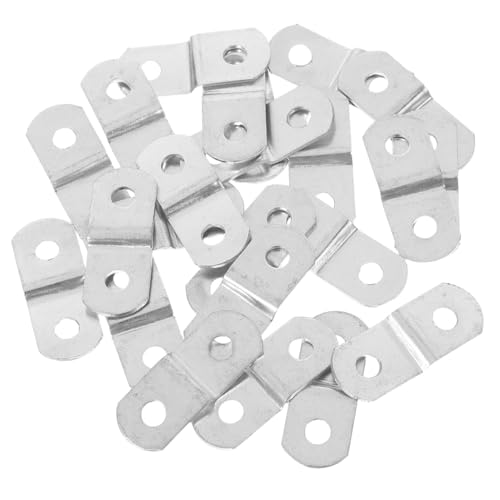 Image of DOITOOL 20pcs Picture Frame Hardware Kit with Screws Heavy Duty Offset Clips for Easy Assembly and Secure Hanging of Wall Art Adaptable for Home and Gallery Use