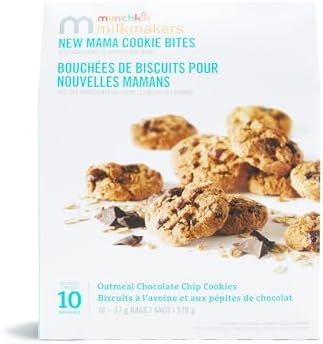 Milkmakers New Mama Cookie Bites, Oatmeal Chocolate Chip, 10 Count, 570g