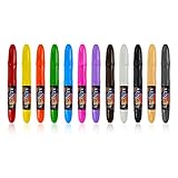 AUNGKY Dog Hair Dye Temporary 12 Colors, Non-Toxic Safe Hair Color Crayon for Dogs, Washable Pet Hair Paint, Grooming Accessories Kit Marking Paint for Dogs, Cats, Birds and Farm Animal