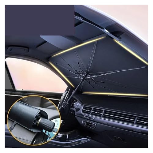 Parapluie pare-soleil de voiture pour garder l'habitacle frais lors des trajets estivaux