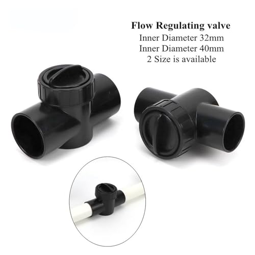 Vanne PVC 40mm anti fuite pour stopper les pertes de débit d'eau