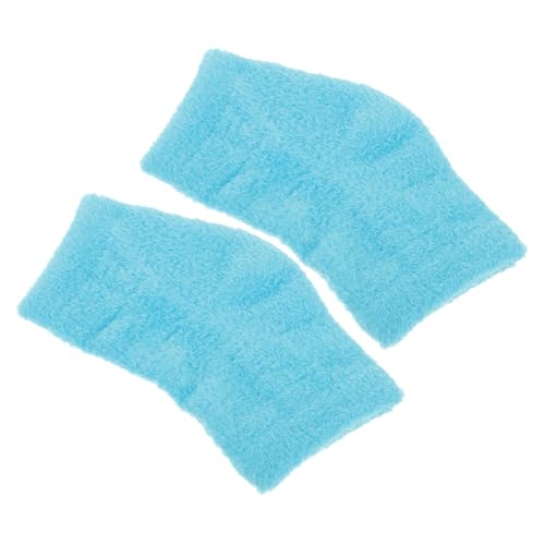 TOVINANNA 1 Pair Fabric Portable Foot Support Sky-blue Washable Foot Sleeve Heel Socks Compact Heel Sleeve
