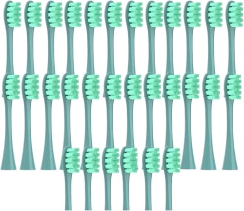 50 �̐^��u���V�AOclean X/X PRO/ Z1/ F1/ One/Air 2 /SE �����p�w�b�h���g���u���V�m�Y���тƌ݊�������(50green)