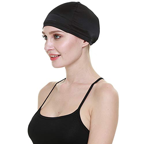 Bonnet chimio en soie naturelle anti-frottement pour cuir chevelu sensible