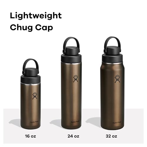 Hydro Flask Lightweight Wide Flex Chug Cap - Insulated Stainless Steel Water Bottle 24 Oz Obsidian - image 4