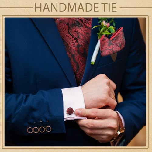 Set de 6 Corbatas Ascot para Hombre en Seda miniatura 3