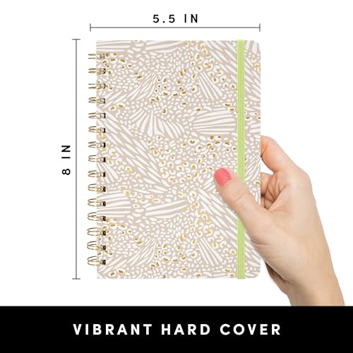 Carnet à spirale pour homme et femme, fini l'encre qui traverse le papier épais