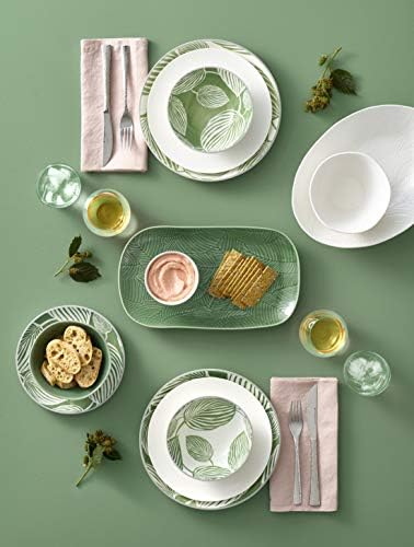 Maxwell & Williams DR0315 Panama Oval Serving Dish in Gift Box, Stoneware, White, 32 x 23 cm
